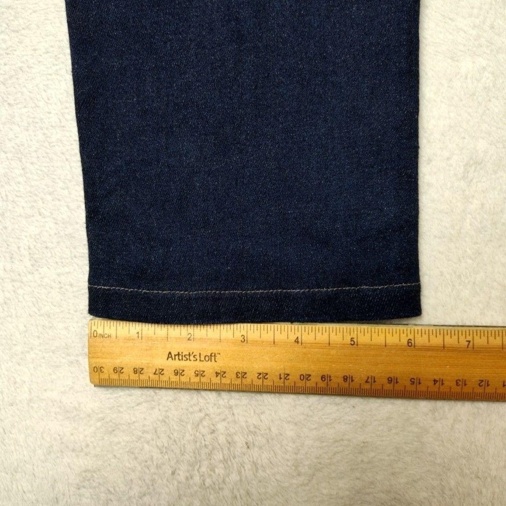 Paige Jeans Womens 30 Dark Wash Lennox Straight Slim Stretch 5-Pocket Denim - Picture 10 of 11